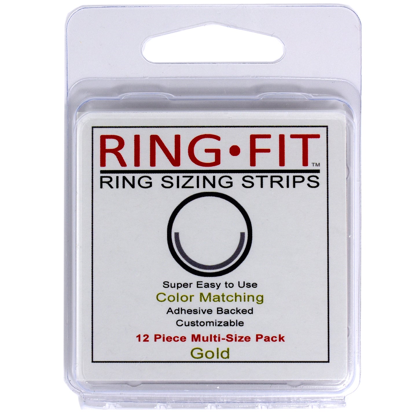 Ring-Fit Ring Sizing Strips for WIDE Rings (wider than 3mm)