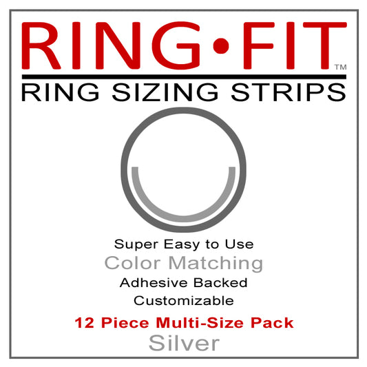 Ring-Fit Ring Sizing Strips for WIDE Rings (wider than 3mm)