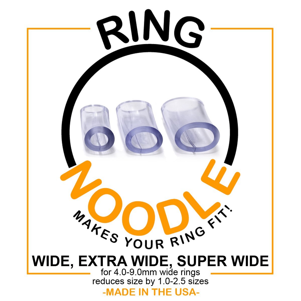 Ring Guard by RING NOODLE 7 Pack: 1-mini, 1-petite, 1-narrow, 1