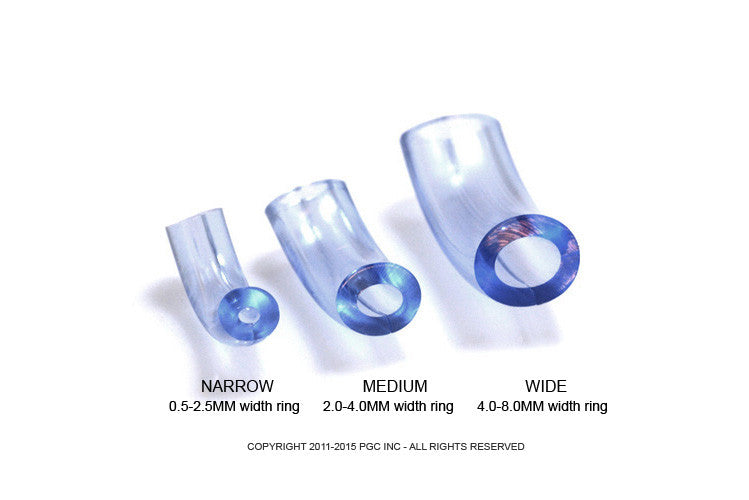 RingSlinky: Ring Size Reducer | Ring Guard | Ring Size Adjuster. Size: 3.0  mm, for rings 3 mm to 4 mm wide.