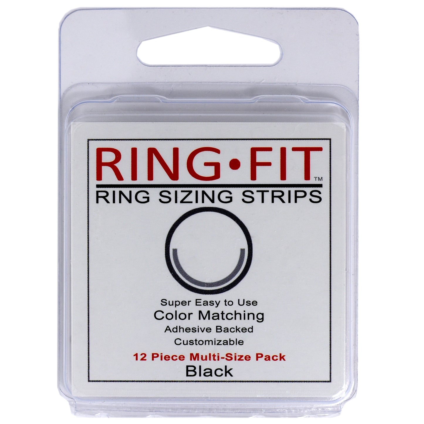 Ring Sizer - Black Plastic