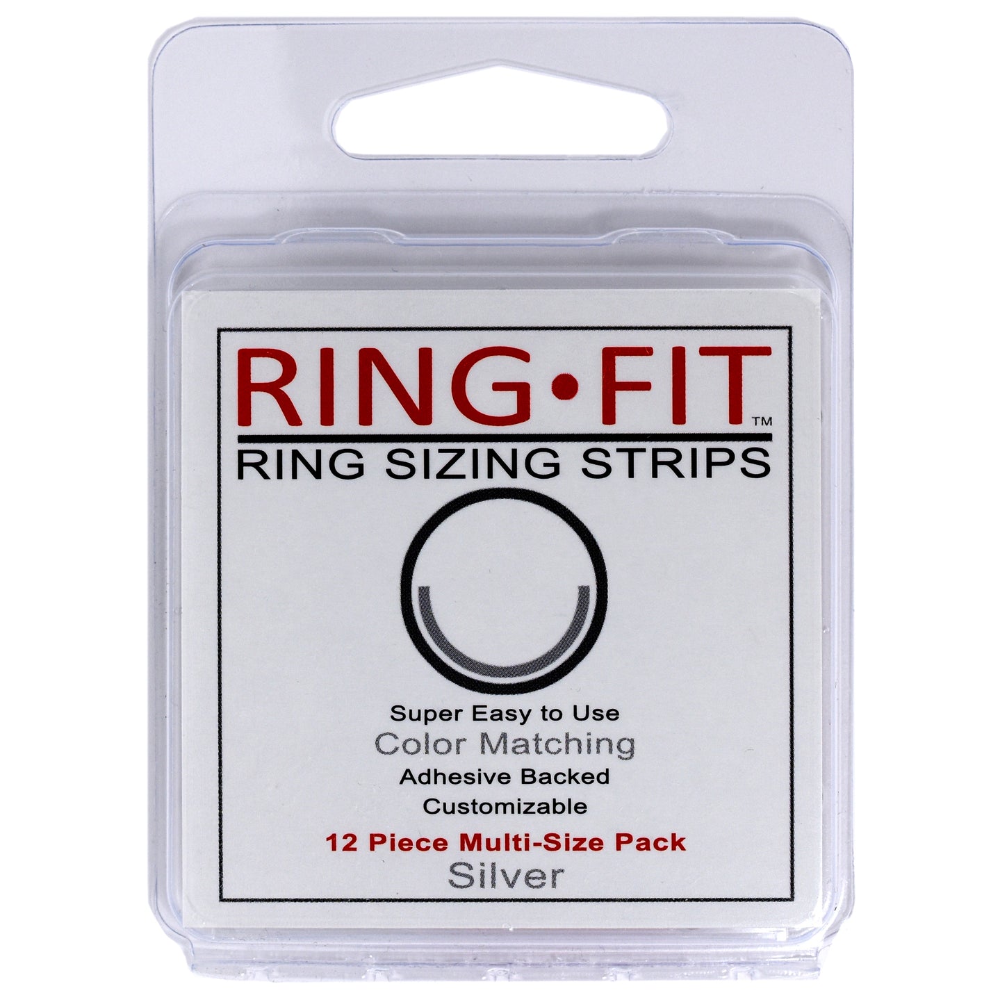 RingFit Ring Sizing Strips for WIDE Rings (wider than 3mm) Ring